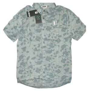 Linksoul Blue Floral‎ Men's Button Down Shirt